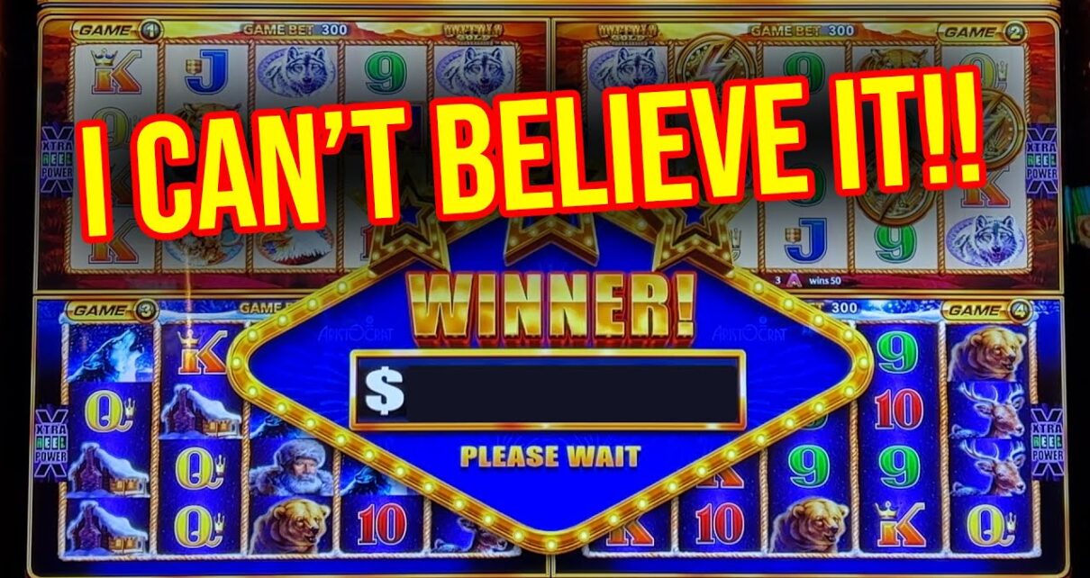 MONSTER 000 + JACKPOT ON WONDER 4 GOLD BOOST SLOT MACHINE!! I DID IT AGAIN!!!