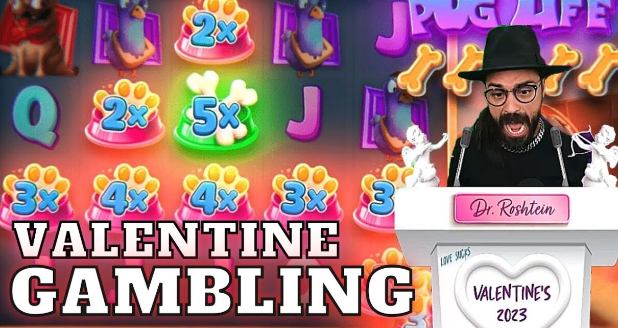 MR VALENTINE ROSHTEIN GIVING ADVICE AND GAMBLING, BIG WINS!! ONLINE CASINO SLOTS, FOSS, CLASSYBEEF!!