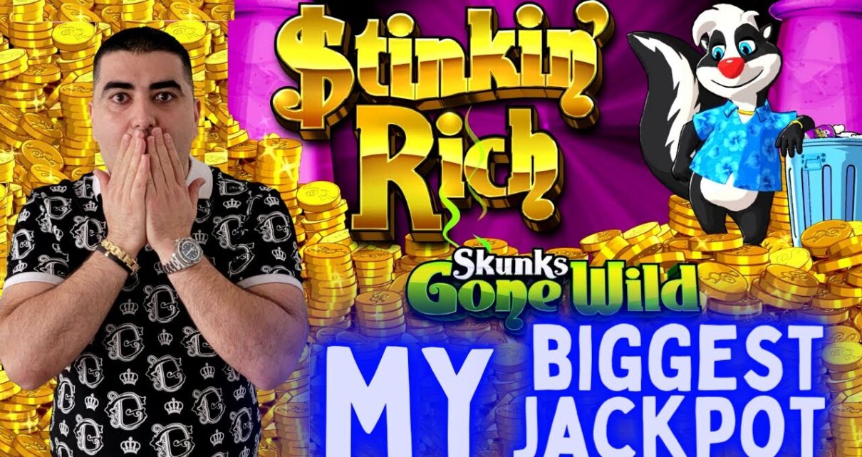 OMG My BIGGEST JACKPOT On Stinkin Rich Slot Machine  | SE-2 | EP-17