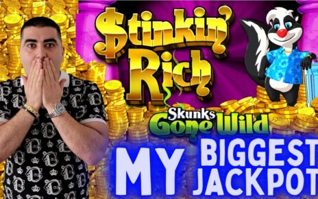 OMG My BIGGEST JACKPOT On Stinkin Rich Slot Machine  | SE-2 | EP-17