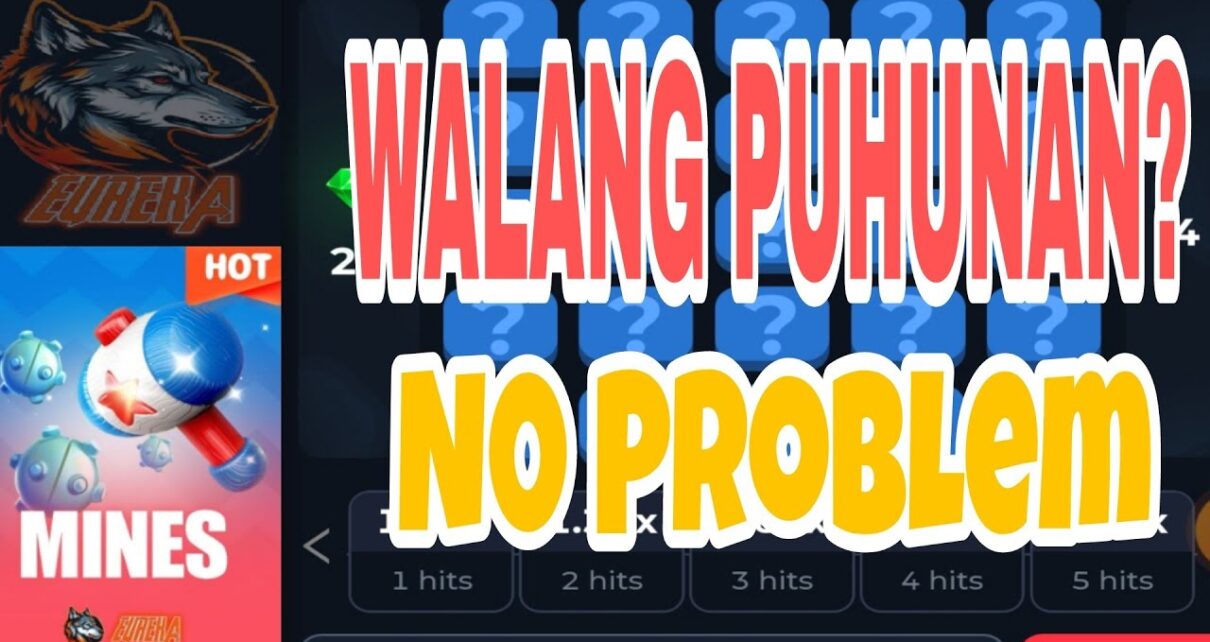 ONLINE CASINO TUTORIAL | PAANO KUMITA SA EUREKA KAHIT WALANG PUHUNAN| MINES GAME