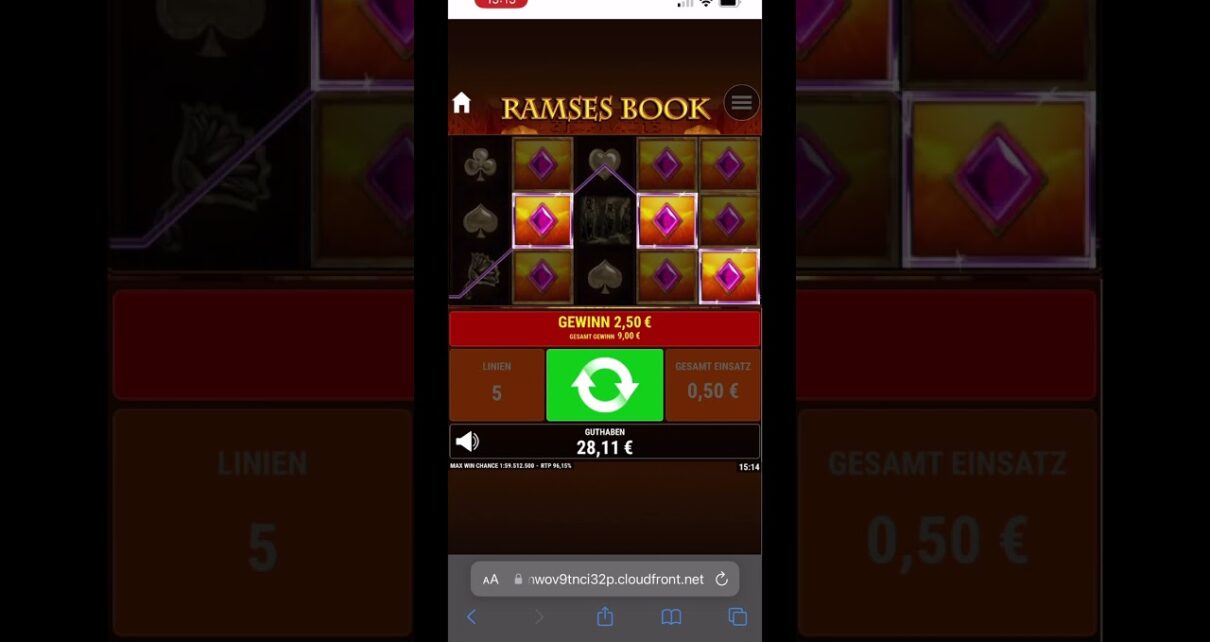 Online Casino – Ramses Book (50ct) /  portion