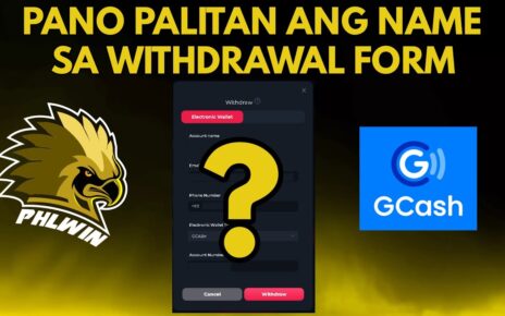 Online Casino Tutorial | PANO PALITAN ANG call SA GCASH WITHDRAWAL FORM + TIPS PHLwin