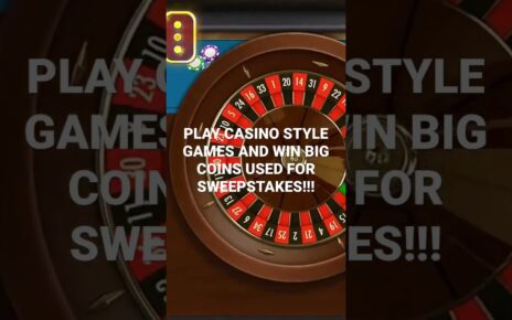 Online casino style game win big sweepstake prizes !!! Join at nowadays