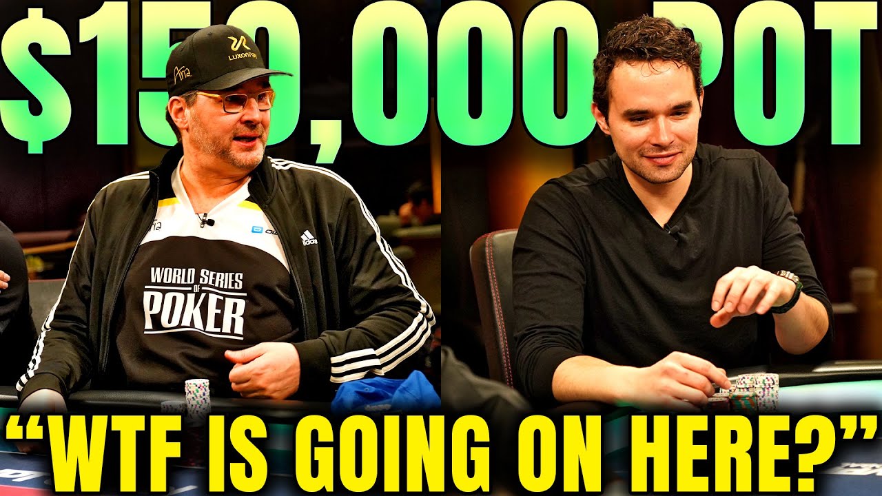 Phil Hellmuth Is On MEGA TILT After These Monster Pots