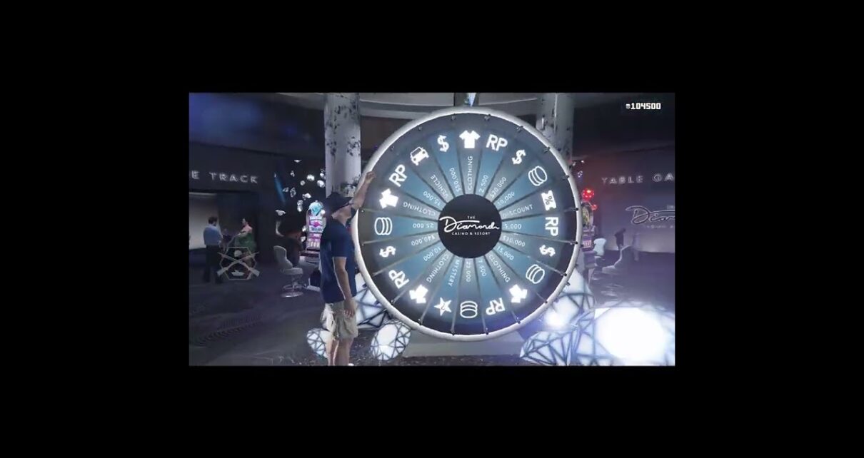 GTA ONLINE – CASINO. MY DAILY SPIN OF THE LUCKY WHEEL 9.