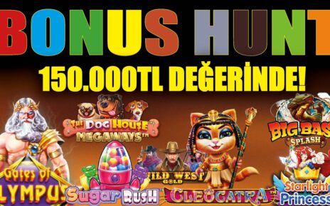 SLOT OYUNLARI ? 150.000 TL’LİK EFSANE BÜYÜK BONUS HUNT ? #slotoyunları #slot #casino