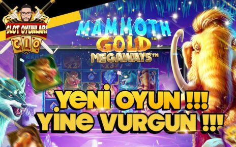 SLOT OYUNLARI ? ? MAMMOTH GOLD MEGAWAYS ? YENİ SLOT OYUNU ⭐REKOR KAZANÇ? #slot #slotoyunları #casino