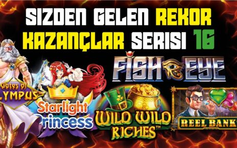 SLOT OYUNLARI SİZDEN GELENLER | REKOR KAZANÇLAR MAX WİNLER 16 #slotoyunları #casino #slot