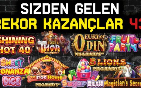 SLOT OYUNLARI ? SİZDEN GELENLER ? SLOT REKOR KAZANÇLAR 43 #slotoyunları #casino #slot