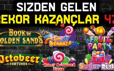 SLOT OYUNLARI ? SİZDEN GELENLER ? SLOT REKOR KAZANÇLAR 47 #slotoyunları #casino #slot