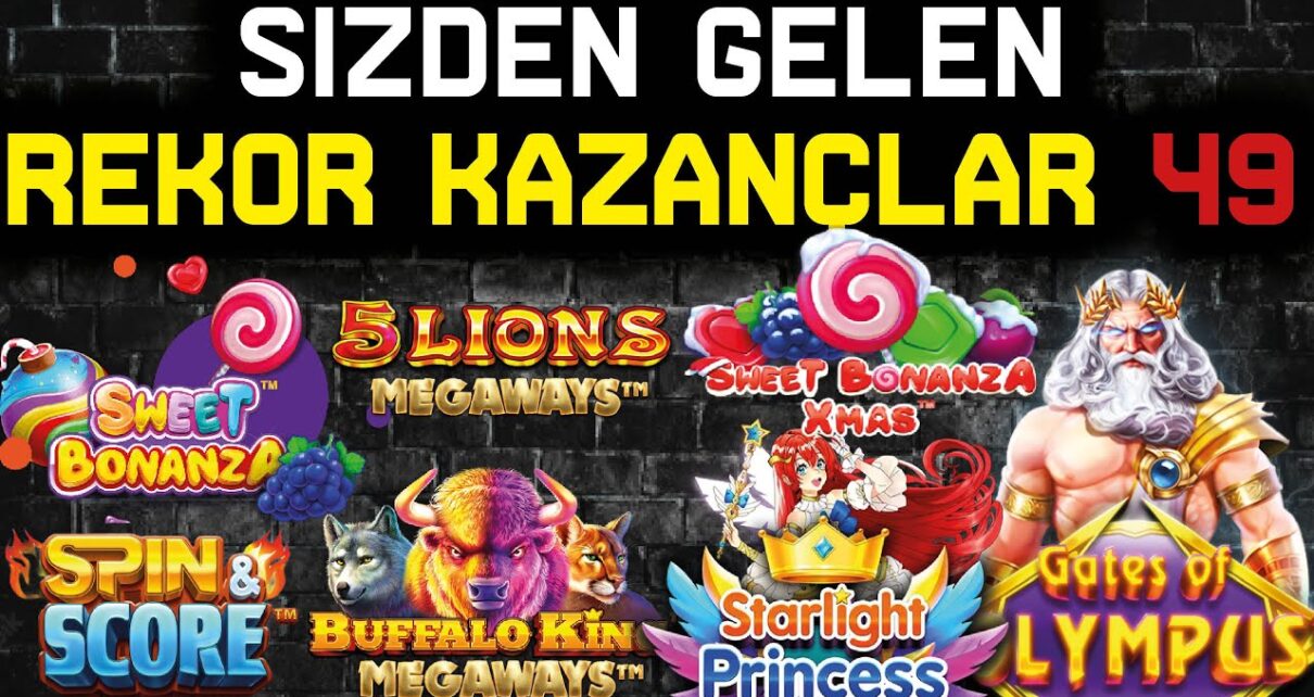 SLOT OYUNLARI ? SİZDEN GELENLER ? SLOT REKOR KAZANÇLAR 49ı