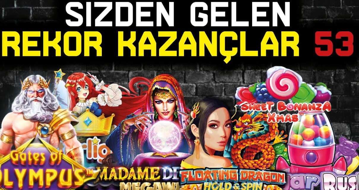 SLOT OYUNLARI ? SİZDEN GELENLER ? SLOT REKOR KAZANÇLAR 53 #slotoyunları #casino #slot