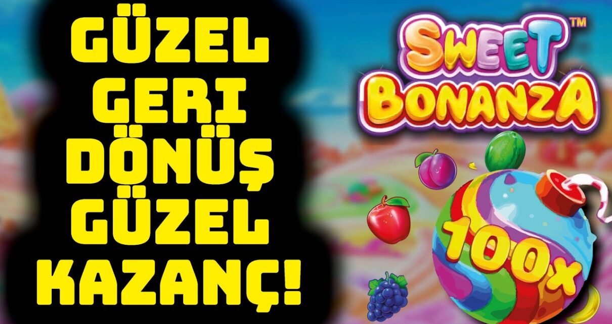SLOT OYUNLARI ? SWEET BONANZA ?  100X İLE BÜYÜK KAZANCI KOVALADIKı