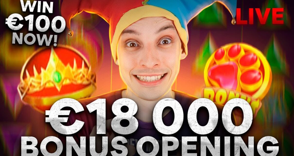 SLOTS LIVE ? €18 000 BONUS OPENING! CASINO STREAM with mrBigSpin