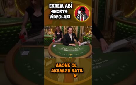 Sayılara fısıldayan Adam! Ekrem abi Blackjack #ekremabi #casino #blackjack #canlıcasino #slotizle