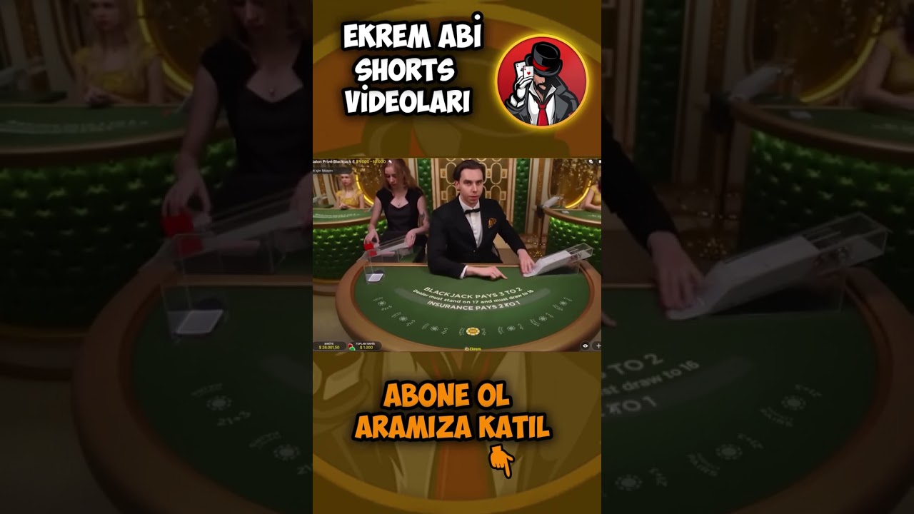 Sayılara fısıldayan Adam! Ekrem abi Blackjack #ekremabi #casino #blackjack #canlıcasino #slotizle