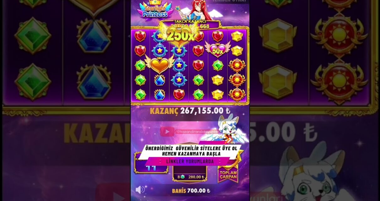 Starlight Princess Rekor Kazanç ? Kazandıran Slot Oyunları 2023 ? Max Win ! #casino #slot #shorts