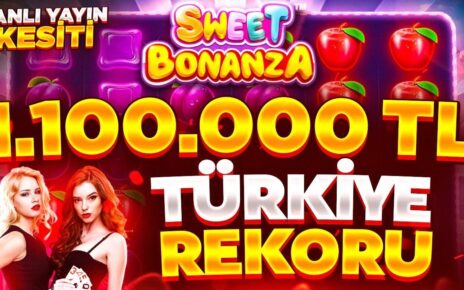 Sweet Bonanza | 1.100.000 TL Rekor Kazanç Sonuna Kadar Kazandık | #sweetbonanza #sweetbonanzarekor