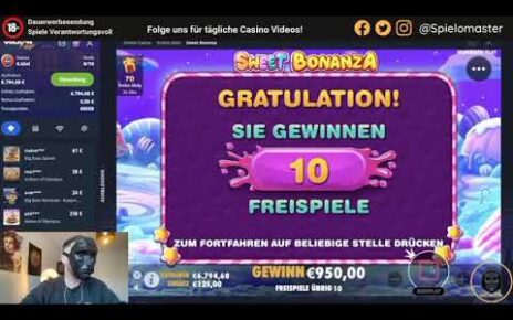 Sweet Bonanza Großer Gewinn 4000€|Top Online Casino in Deutschland!!!