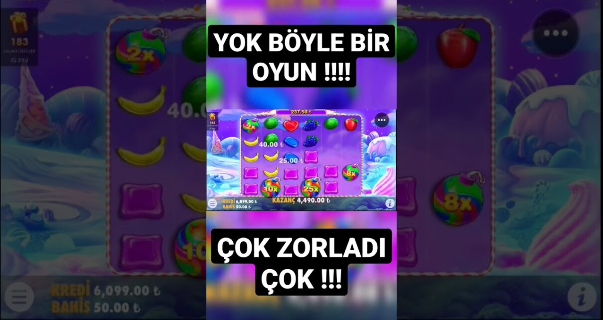 Sweet Bonanza ⭐ Slot Oyunları ⭐ Casino Ammo ⭐ En Zor Oyunlardan Biriydi !!!