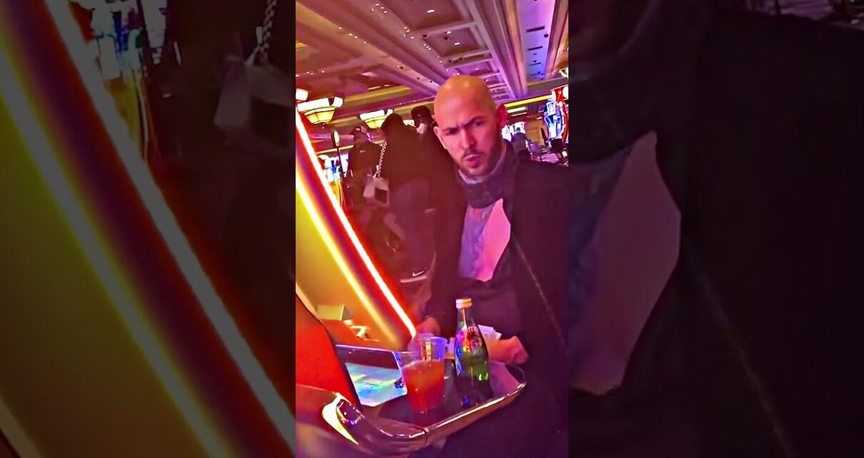 TATE THROWS MONEY IN THE CASINO