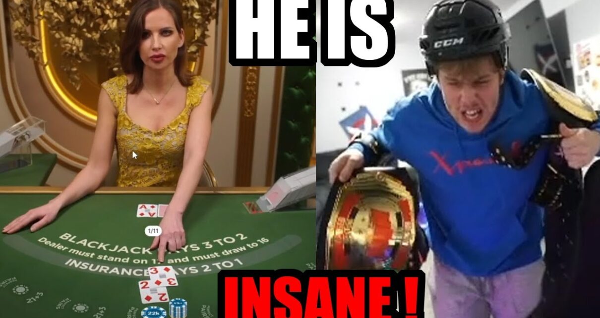 The MOST Insane BlackJack participant You’ve EVER Seen !!