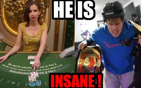 The MOST Insane BlackJack participant You’ve EVER Seen !!