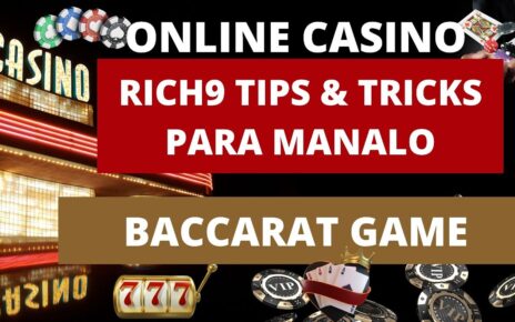 Tips & Trick para manalo sa Baccarat Game Online Casino #rich9 ch9 #casino #onlinecasino #baccarat