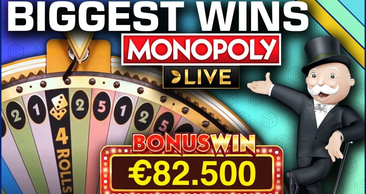 Top 5 BIGGEST WINS on MONOPOLY Live