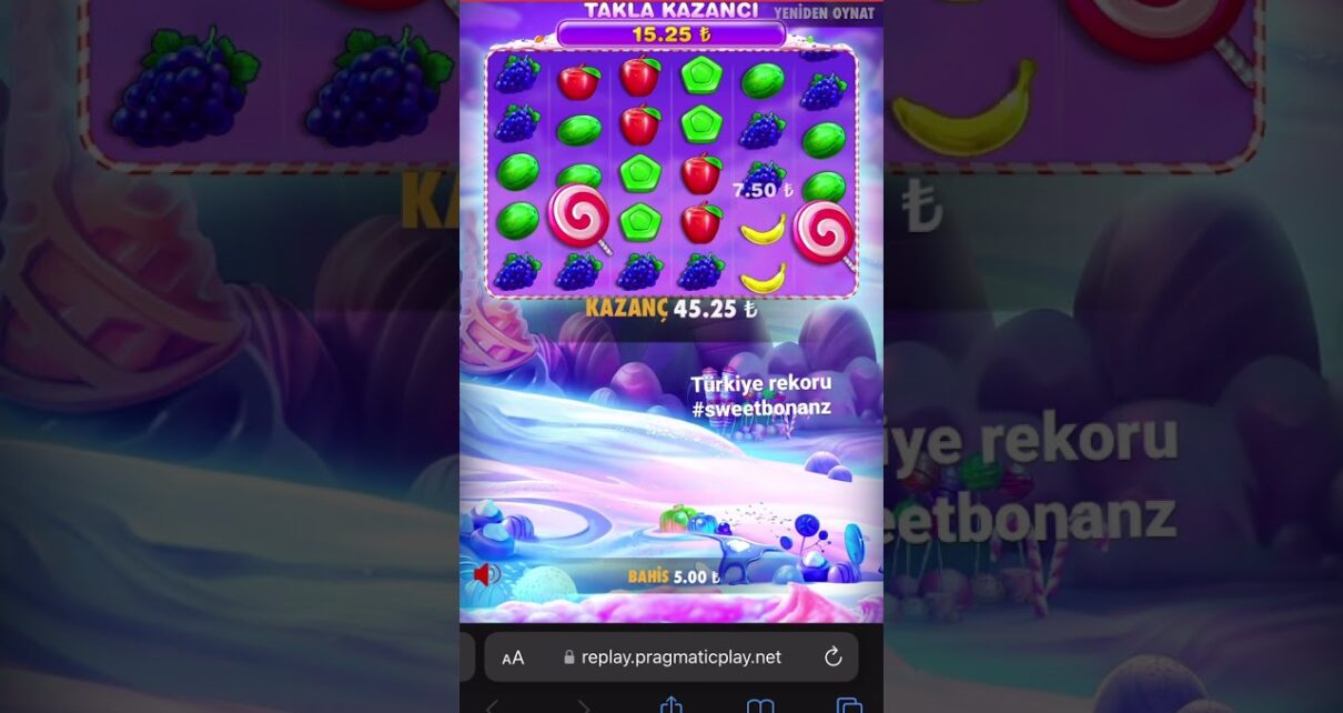 Türkiye rekoru #sweet #sweetbonanza #slotoyunları #casino