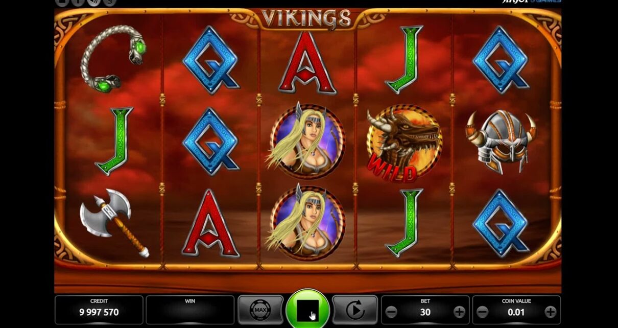 Vikings – průběh hry online casino automatu od Kajot Games