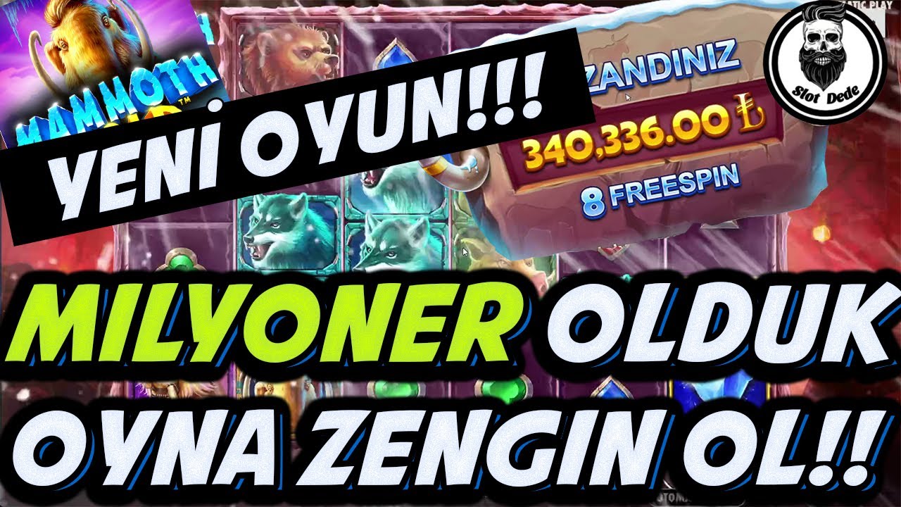 Zengin Eden Oyun Milyoner Olduk!!! l Mammoth Gold Megaways #slot #casino #slotoyunları