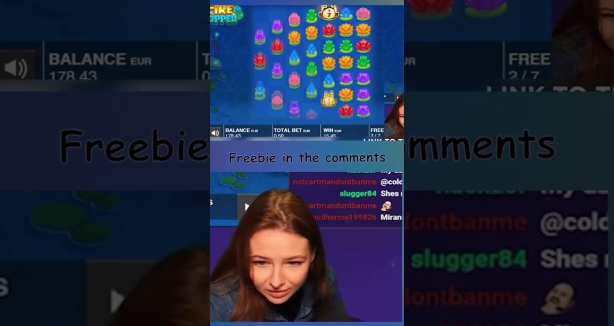streamer girl win big in Fire Hopper slot at online casino | Big win | Casino slots