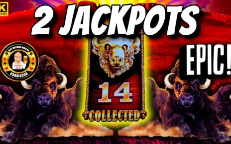 2 EPIC JACKPOTS on Buffalo Gold at Downs Casino