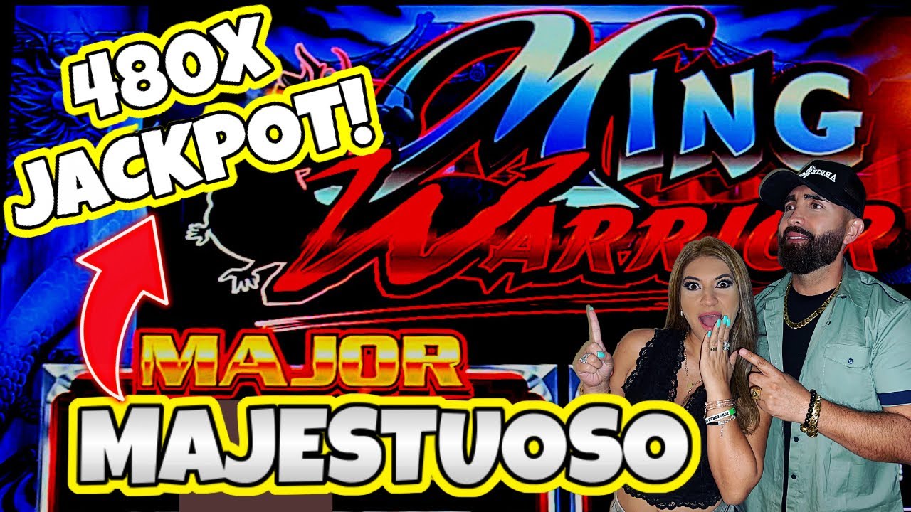 ? 480X MAJESTUOSO MAJOR JACKPOT MING WARRIOR ! HARD ROCK CASINO REVENTO !