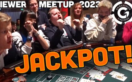 BIG Blackjack Win – London Viewer Meetup in Grosvenor Casino Bayswater 2023