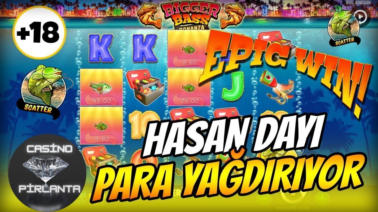 BİGGER BASS BONANZA Balıkçı'ya Büyük Vurgun 10 Katı Kazanç #casino #slotoyunları #biggerbassbonanza