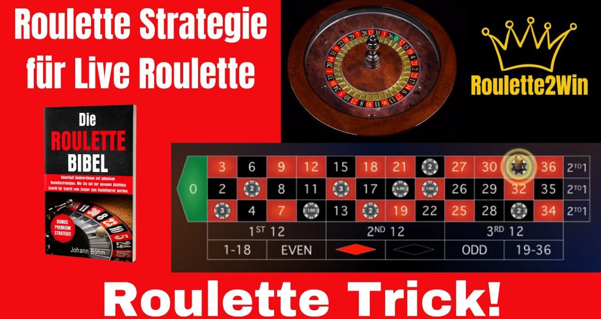 Bestes Roulettesystem für Live Roulette! Online Geldverdienen im online Casino