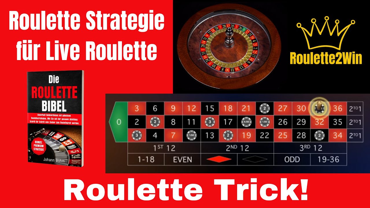 Bestes Roulettesystem für Live Roulette! Online Geldverdienen im online Casino