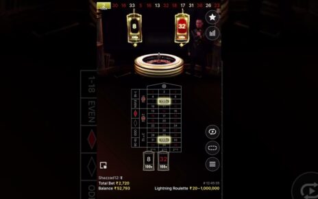 Big win in lightning roulette #casino #roulette #onlinecasino #lasvegas #shorts #daily #lightning