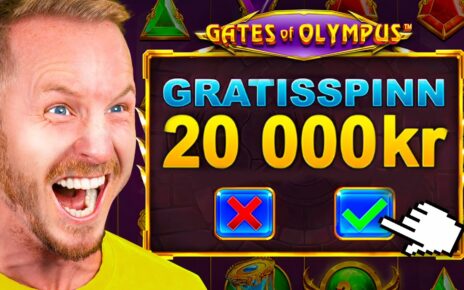 Bonusköp för 50 000 kr på Gates of Olympus big win hos Spela Casino