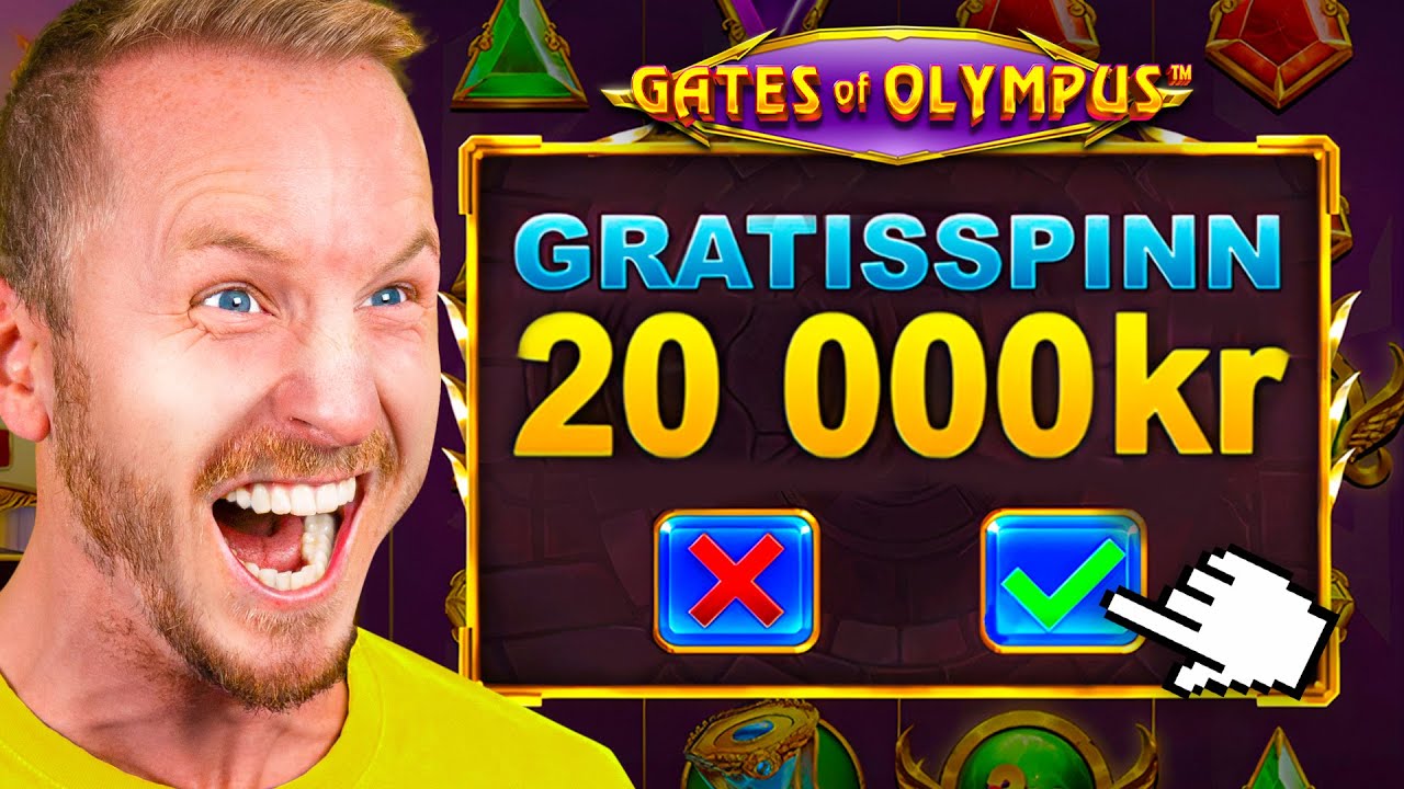 Bonusköp för 50 000 kr på Gates of Olympus big win hos Spela Casino