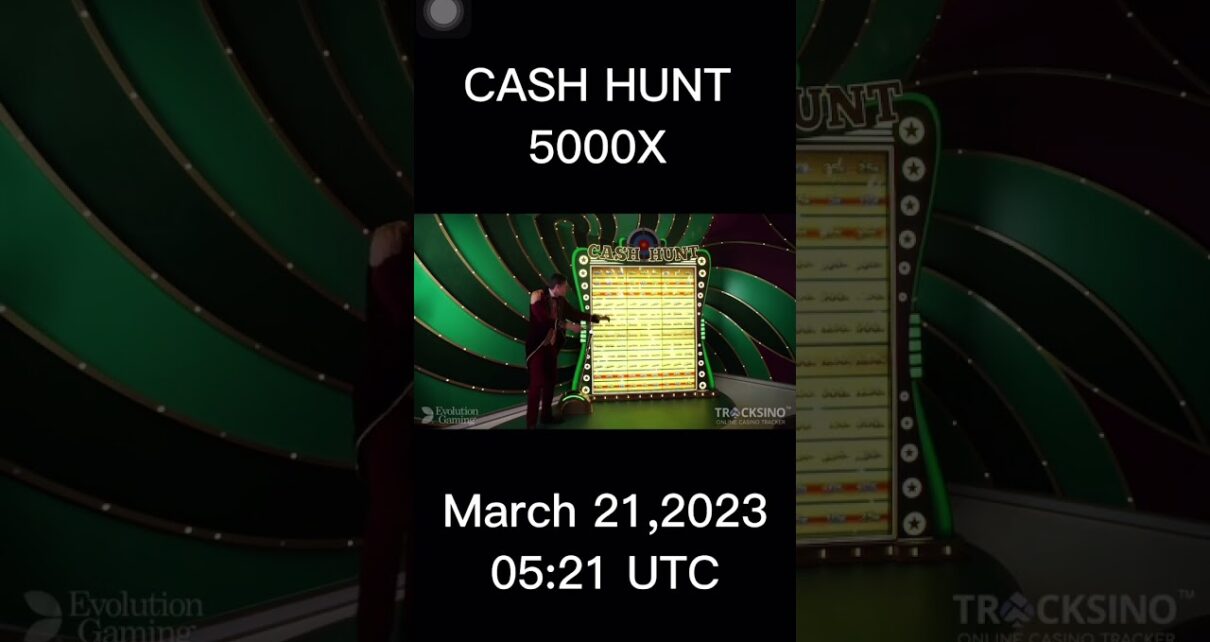 CASH HUNT 5000X (Marso 21,2023 #casinogames #casino #bigwin #casinobigwin #crazytime #onlinecasino