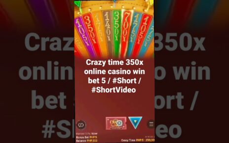 CRAZY TIME 350X ONLINE CASINO WIN BET 5  / RRTv.Gaming    #short      #shortvideo