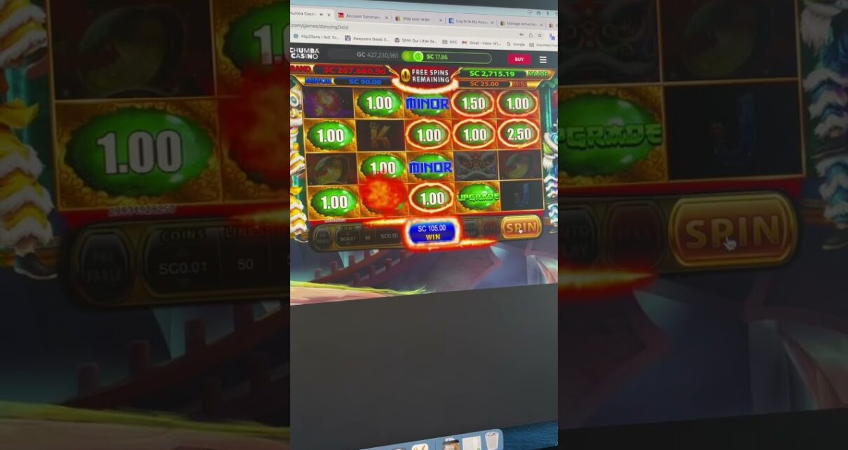 Chumba online casino bonus circular Dancing Gold #win #shorts #dancinggold