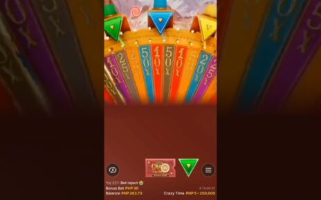 Crazy Time 200x Unbelievable Reaction Online casino #shorts