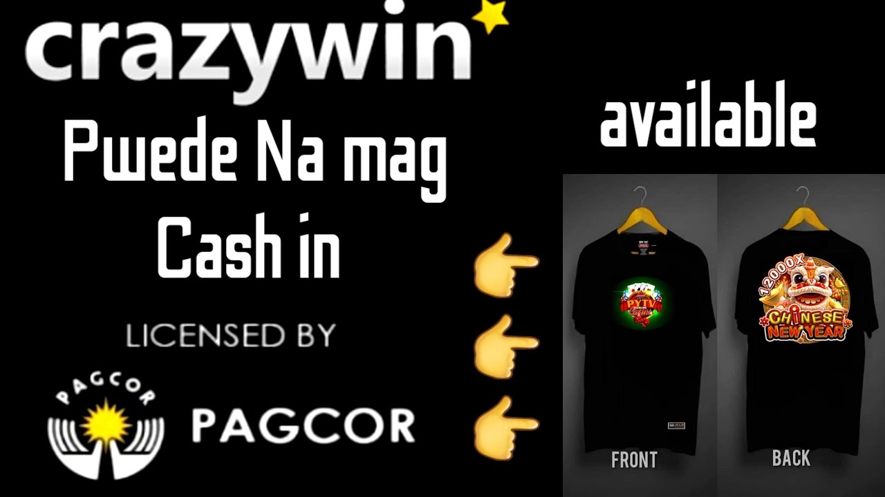 Crazywin Online Casino License By Pagcor Game Na#crazywin