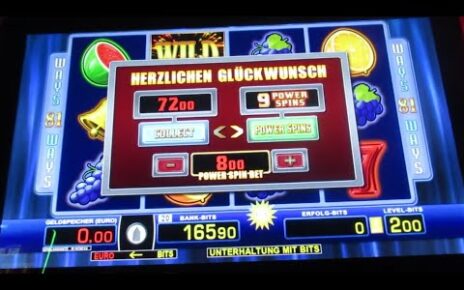 Der Tägliche Wahnsinn in Deutschlands Spielhallen! Zocken bis 4€ Fach! powerfulness SPINS & FREISPIELE!