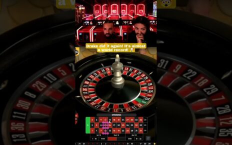 Drake Did it Again! It’s Almost a World tape! #drake #roulette #gambling #livecasino #bigwin